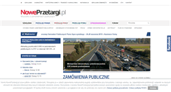 Desktop Screenshot of noweprzetargi.pl
